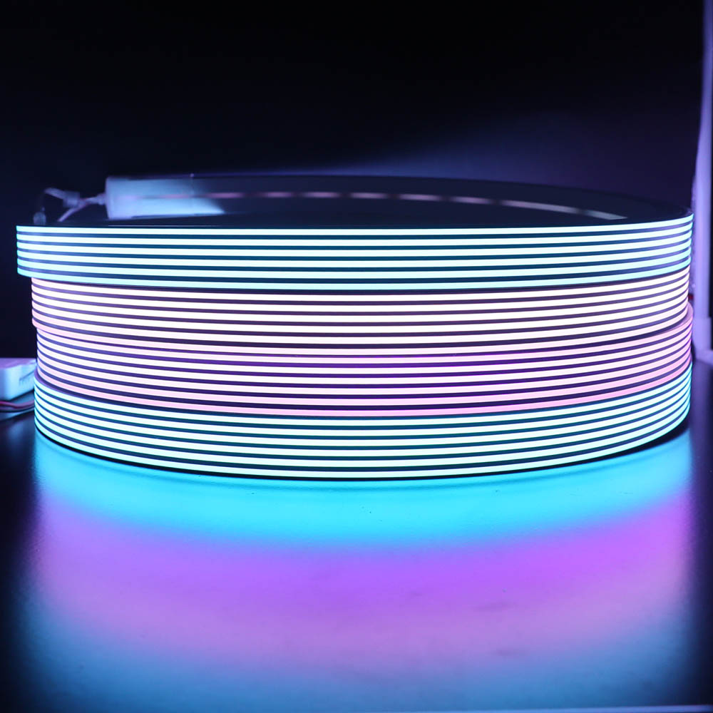 DC12/24V Multiple Color Changing & Chasing Optional 30*20mm Stripe Waterproof Flexible Silicone LED Neon Light DC12/24V Multiple Color Changing & Chasing Optional 30*20mm Stripe Waterproof Flexible Silicone LED Neon Light